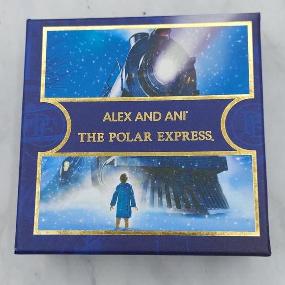 NEW in box Alex and Ani Polar Express train set 2 - Picture 3 of 4